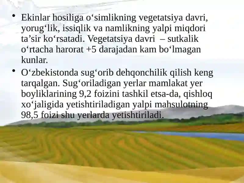 Dehqonchilik 4