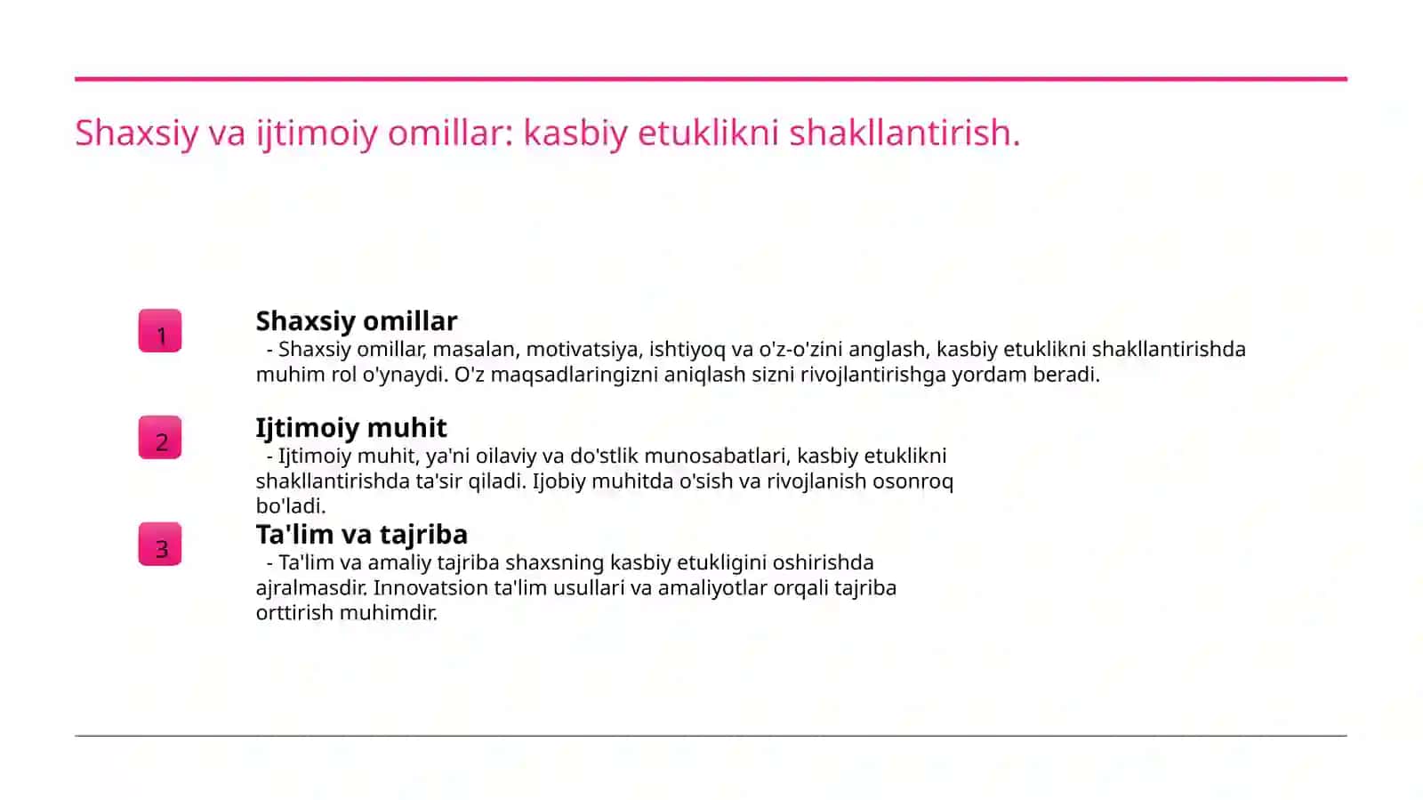 Shaxsning kasbiy yetukligi 4