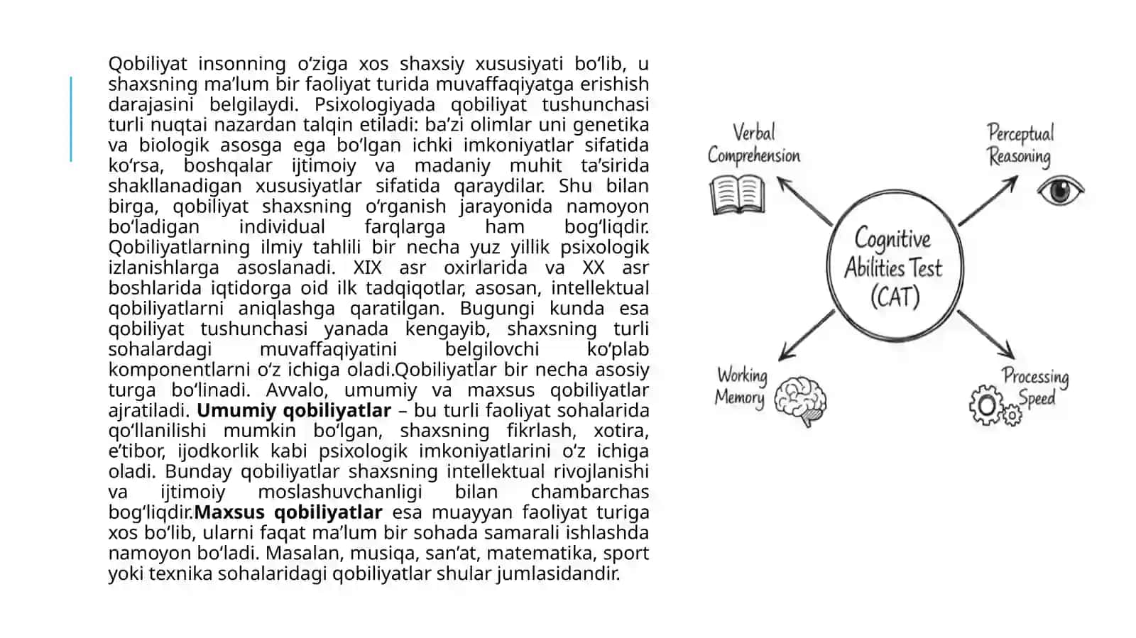 Qobiliyatni o‘rganish test topshiriqlarini tanlashning o‘ziga xos jihatlari 4