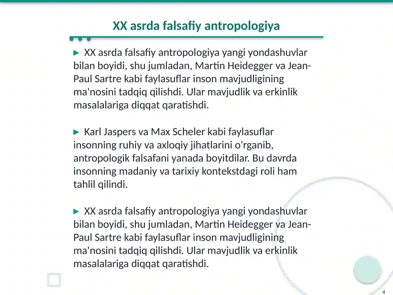 Inson falsafasi Falsafaviy antropologiya 4