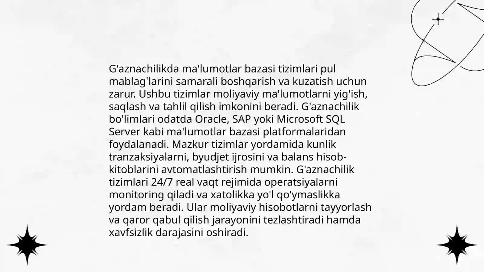 G'aznachilikda axborot texnologiyalari 4