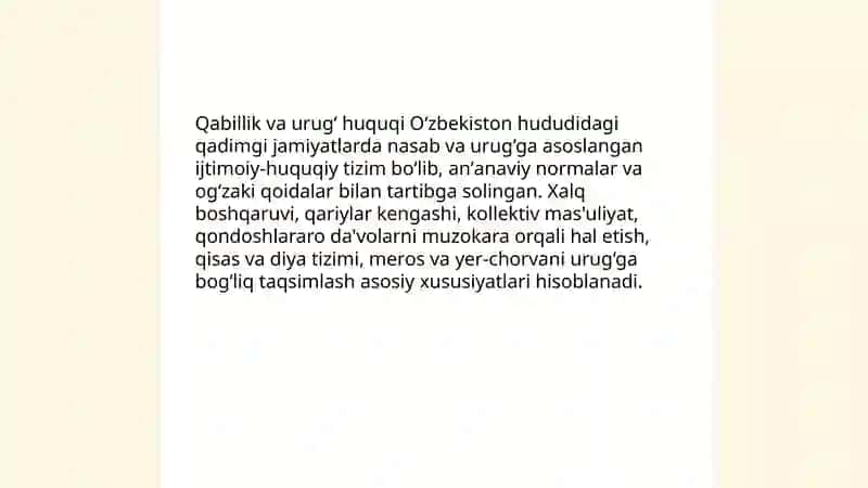 Hududidagi qadimgi davlatlar huquqining asosiy belgilari 4