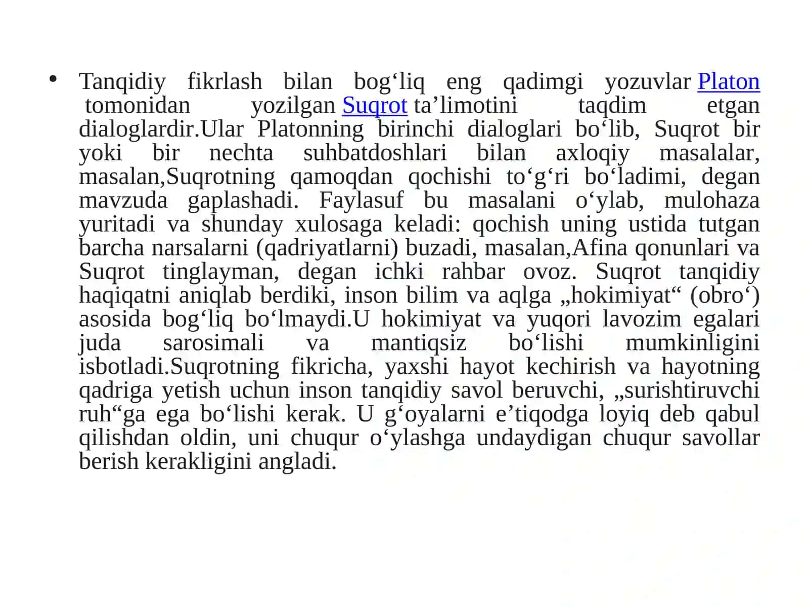 Tanqidiy o‘qish va eslatmalar bilan ishlash 4