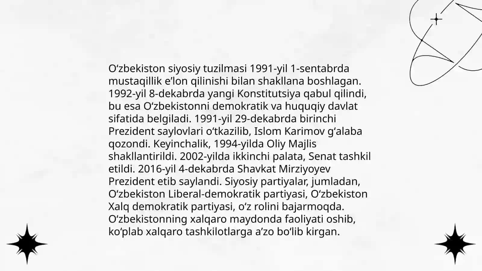 Mustaqillikka erishish ostonasida Oʻzbekistonda ijtimoiy siyosiy jarayonlar 4