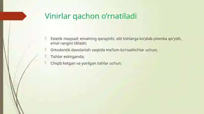 stomatologiyada vinirlar bilan ishlash 4