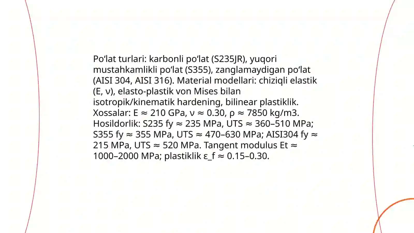 Metall toʻsinli kataklar toʻshamalari 4