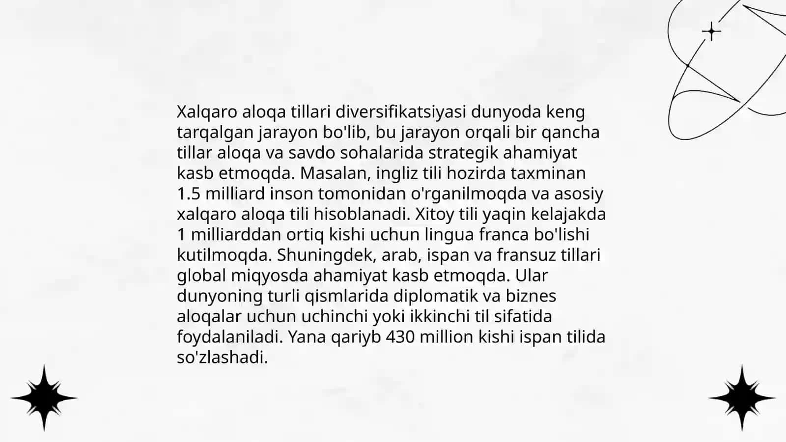 Dunyo tillar taraqqiyoti 4