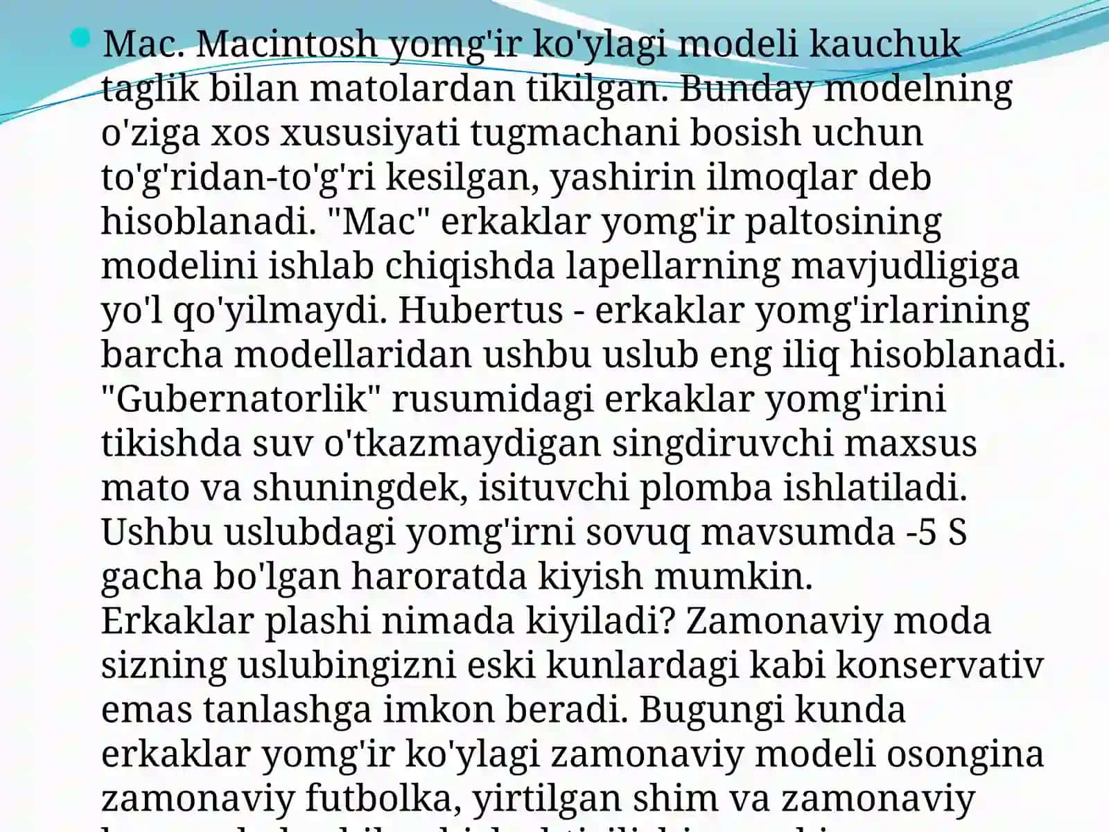 Yomg'ir Paltosi 4