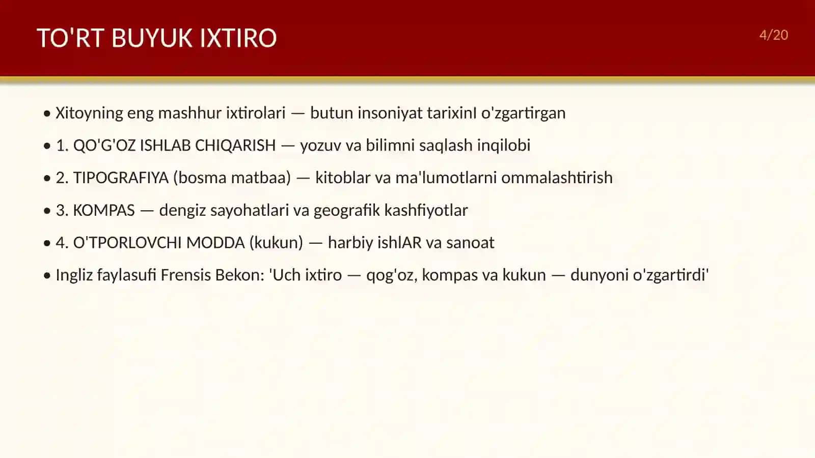 Qadimgi Xitoyda fan 4