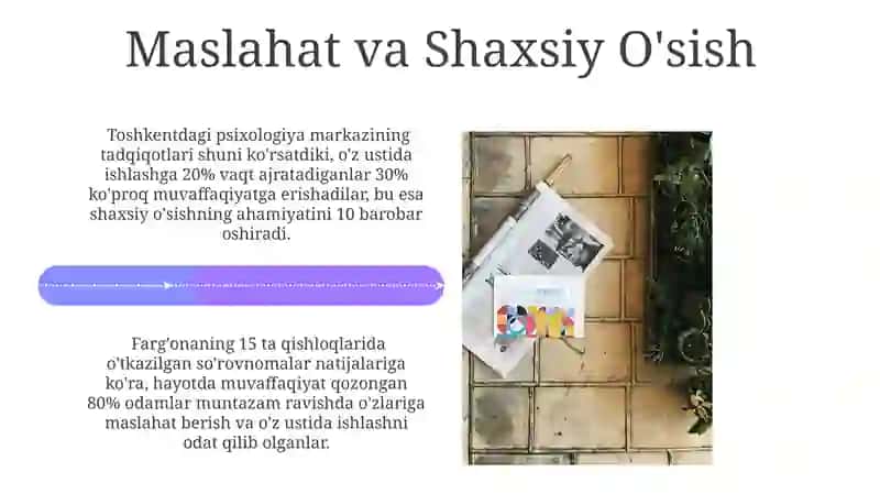 Yaxshi Maslahatlarning Manbalari 4