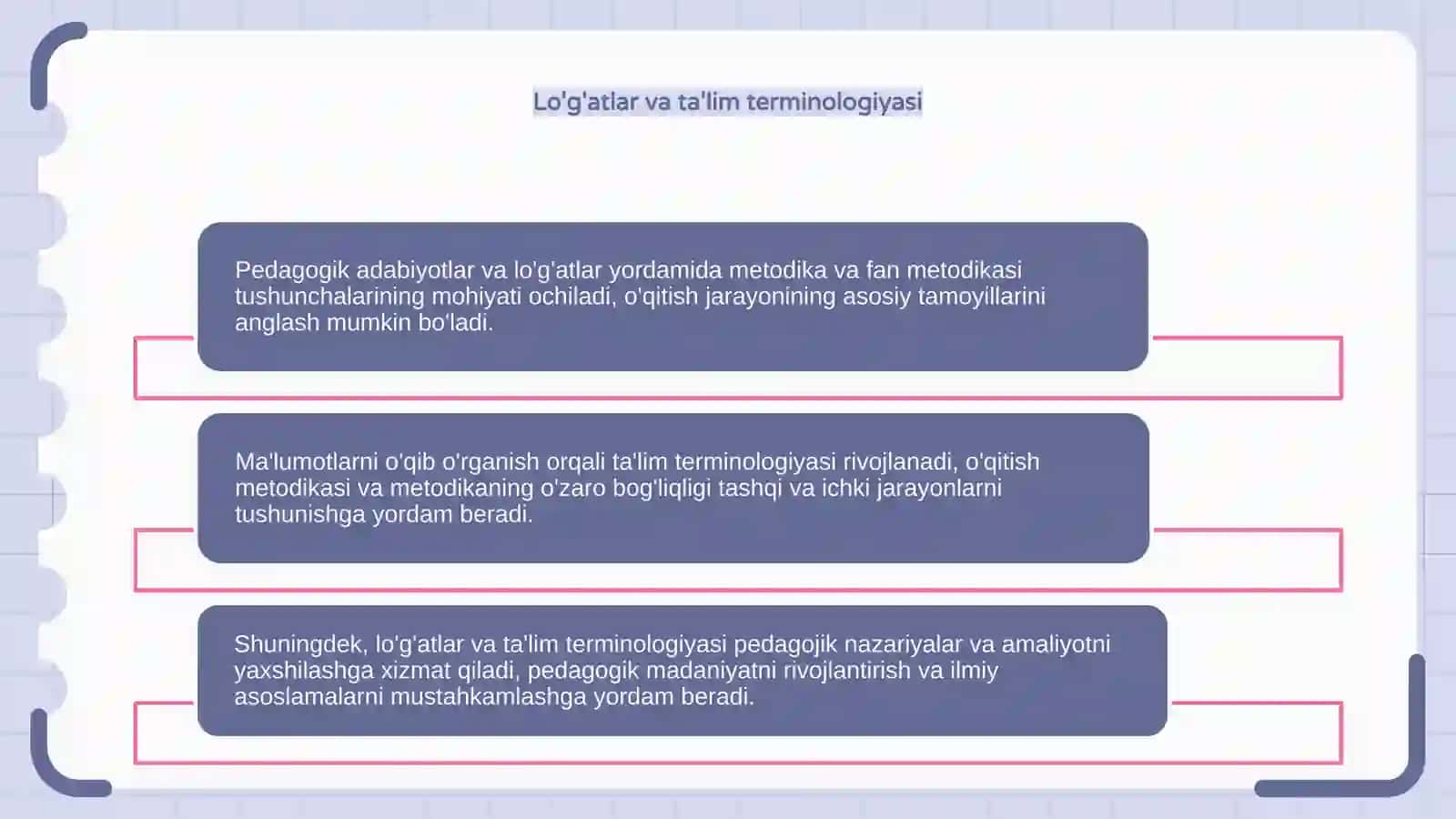 Pedagogik adabiyotlar va ularning roli 4