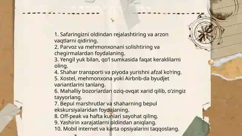Dunyo boʻylab mashhur turistik yoʻnalishlar 4