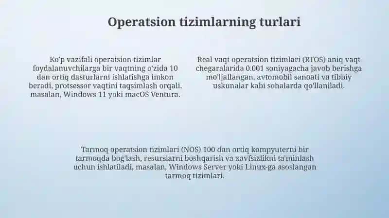 Operatsion Tizimlar 4