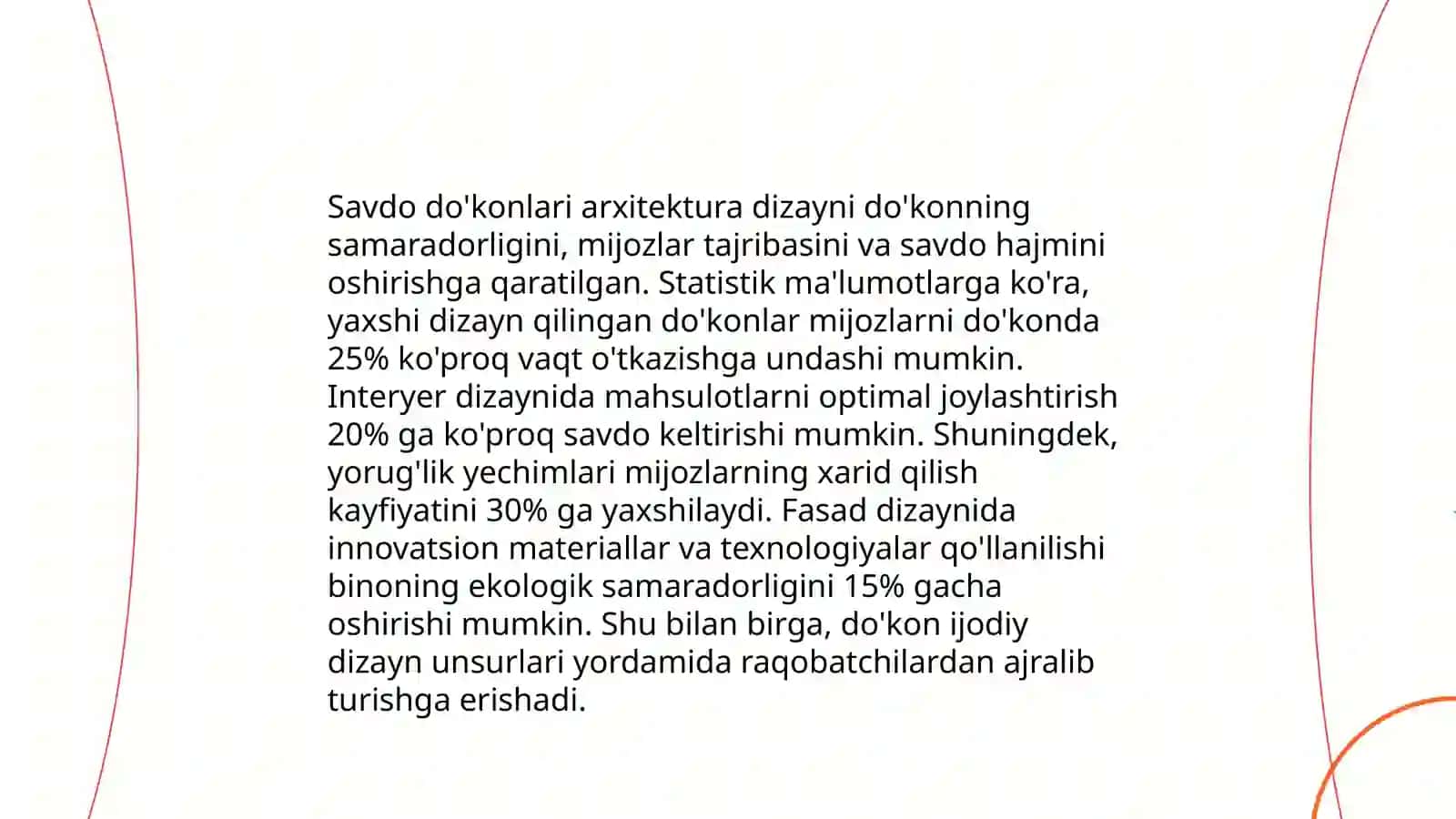Bozor va universal savdo dokonlarini loyihalash 4