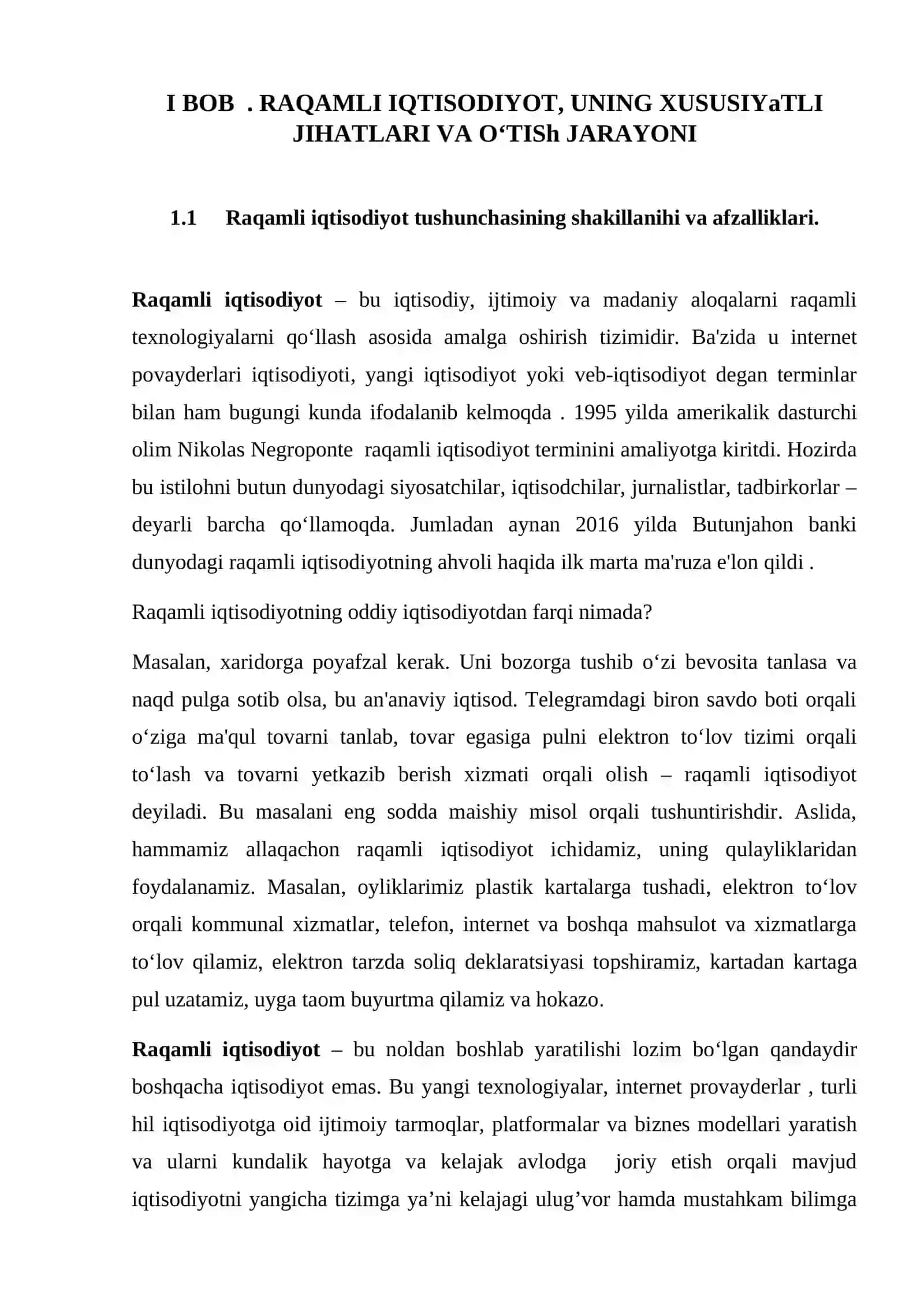 RAQAMLI IQTISODIYOTNI RAQAMLASHTIRISH SHAROITIDA BUXGALTERIYA HISOBINI TAKOMILLASHTIRISH MASALALARI 4