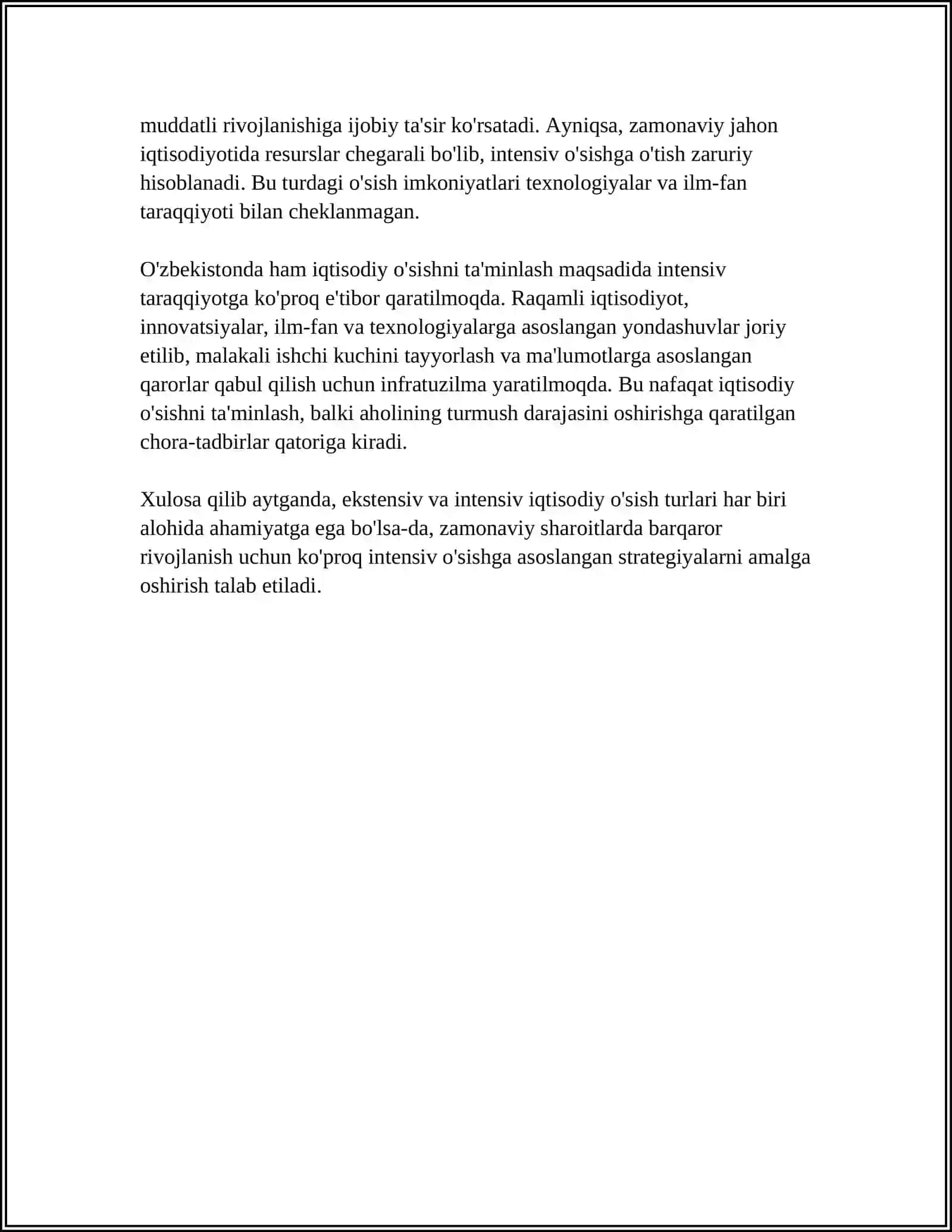 IQTISODIY OʻSISHNING EKSTENSIV VA INSTENSIV TURLARI 4
