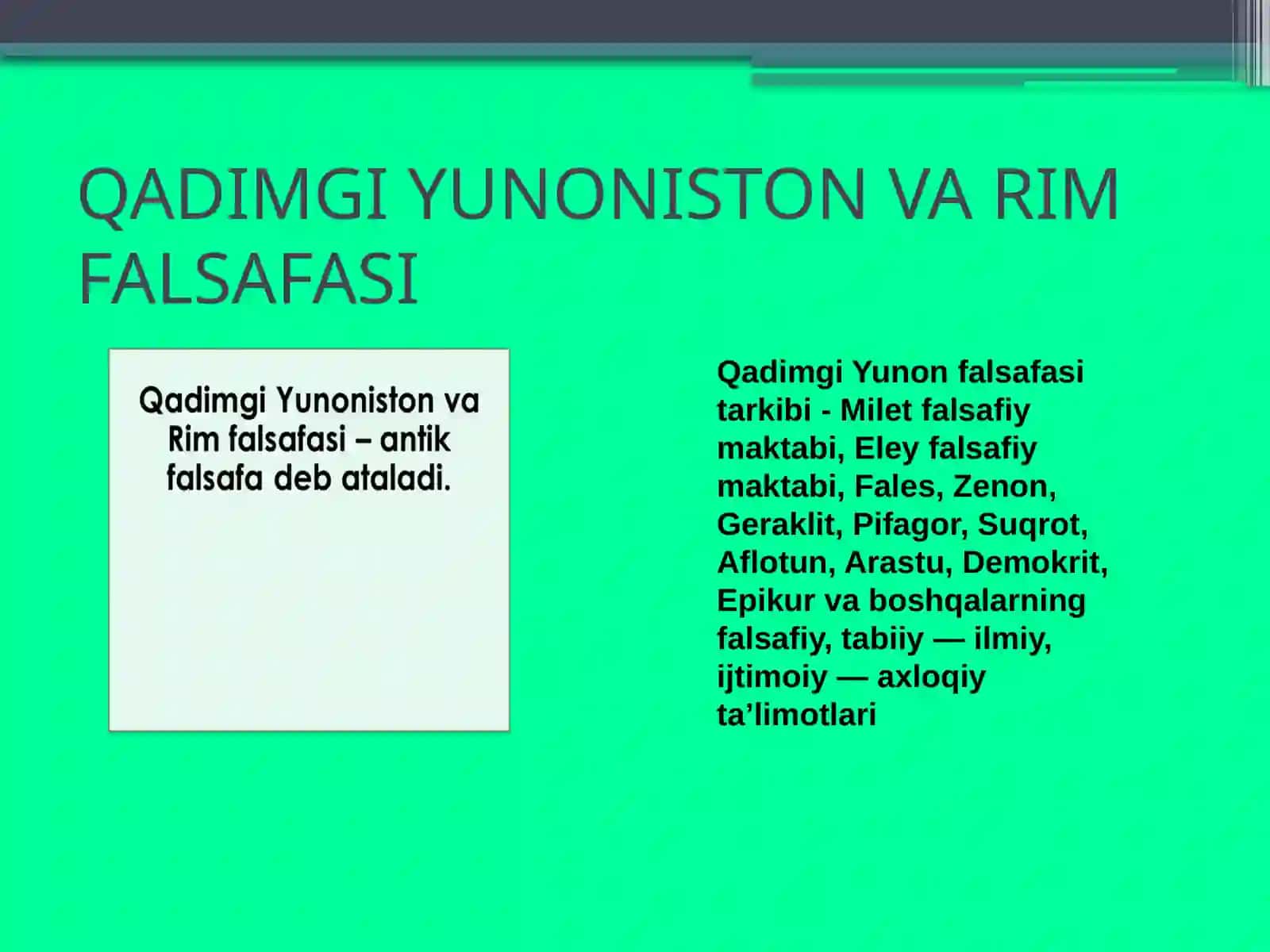G‘arb falsafasining ustuvor yo‘nalishlari va ularning fan taraqqiyotiga ta’siri 4
