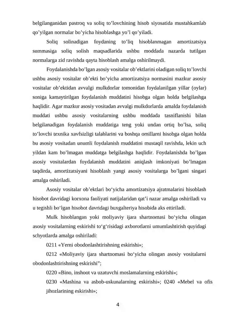 Asosiy vositalar hisobi 4