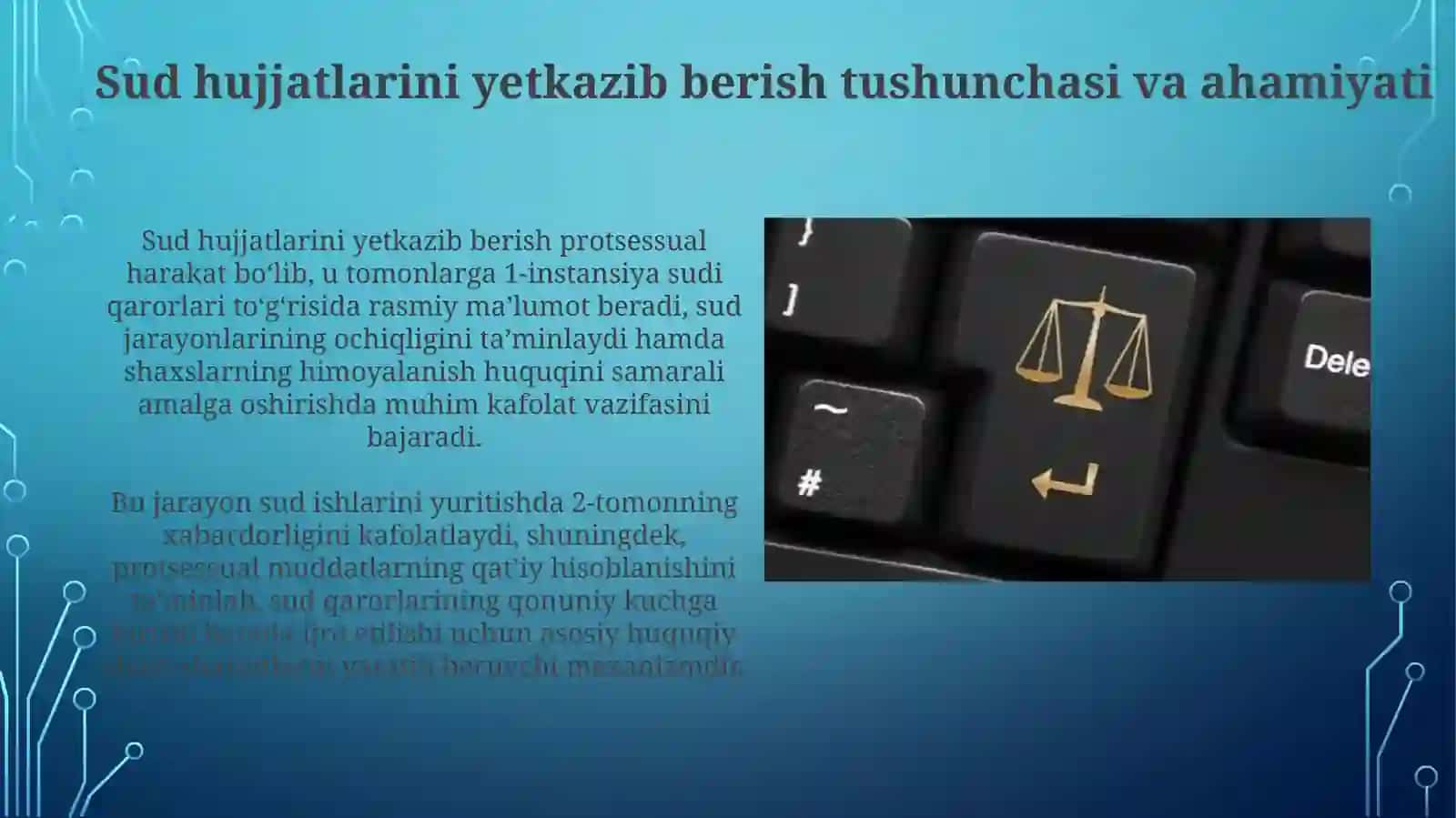 Sud hujjatlarini taqsimlash 4