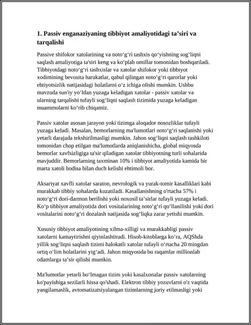 TIBBIYOT AMALIYOTIDA PASSIV ENGANAZIYA MUAMMOSI 4