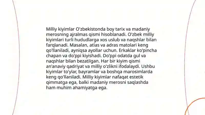 Milliy madaniyat va an'ana 4