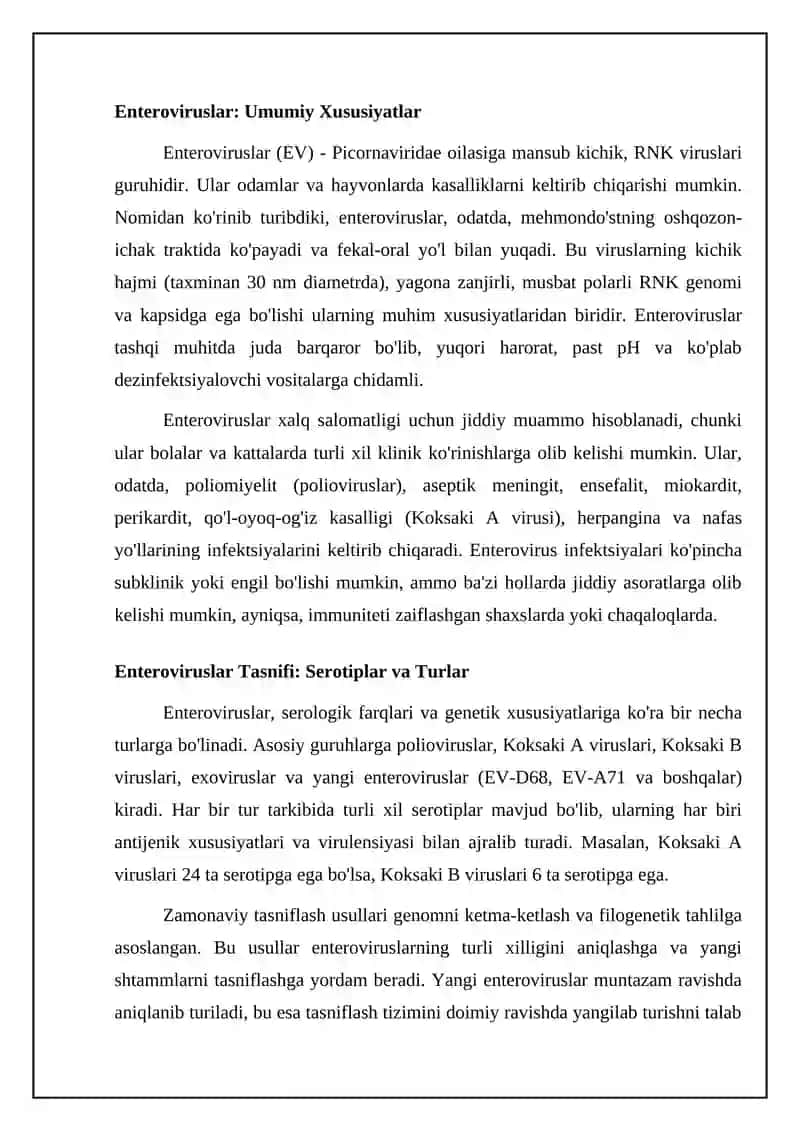 Enteroviruslar va ularning xususiyatlari 4