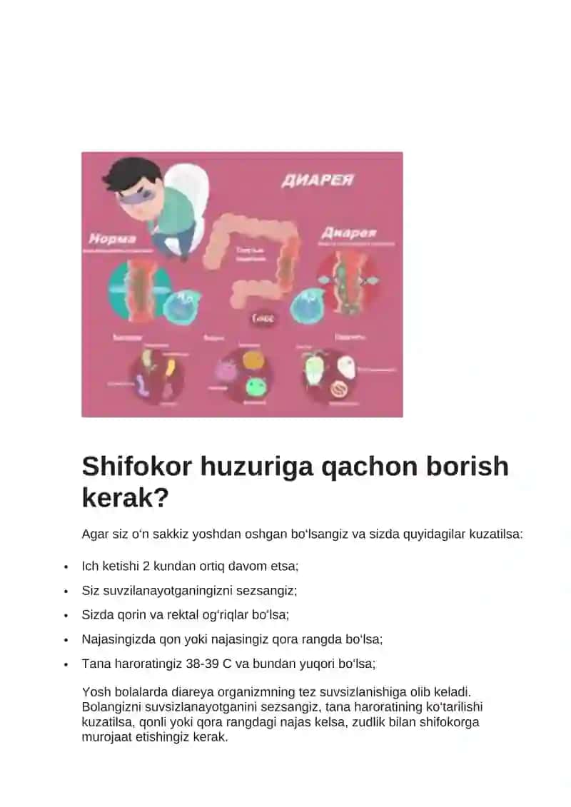 Ich ketishi (diareya) 4