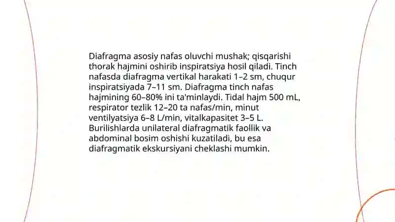 Burilishlarda nafas olish holati bajarish 4
