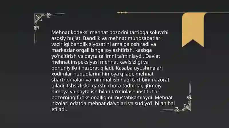 O‘zbekiston Respublikasida mexnat bozorining shakllanishi va ishsizlikning o‘ziga xos xususiyatlari 4
