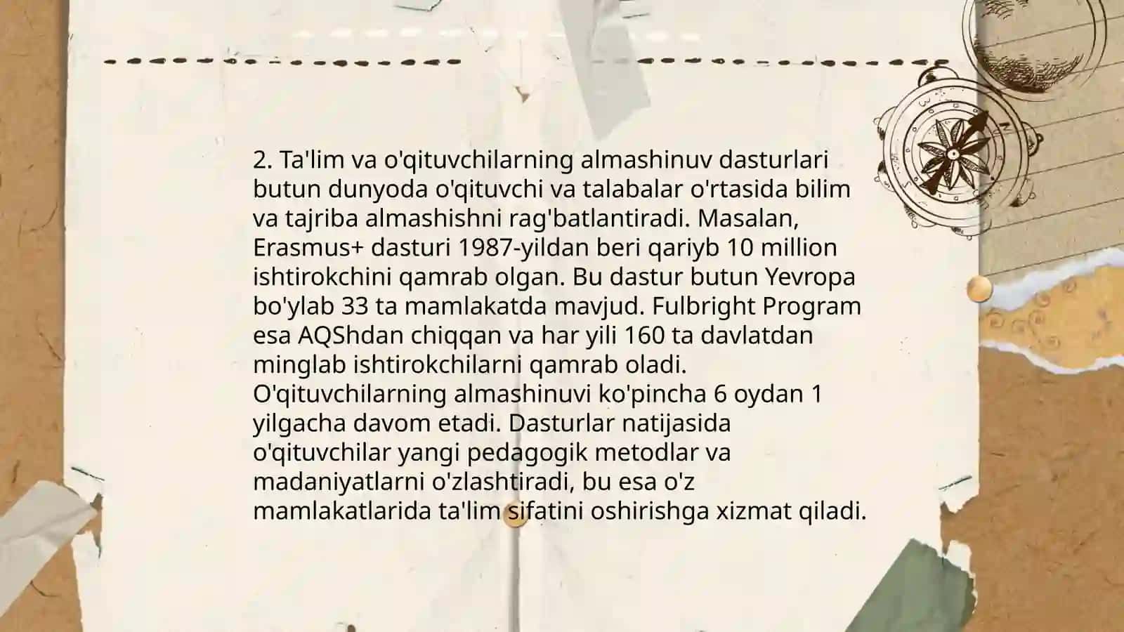 Ta'lim sohasidagi xalqaro hamkorlikning yòlga qòyilishi 4