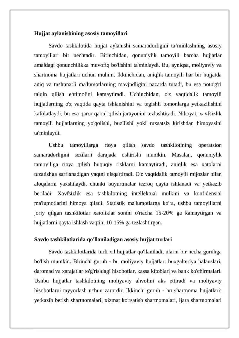 Suĝurta tashkilotida ish yuritishi tashkil etish asoslari 4