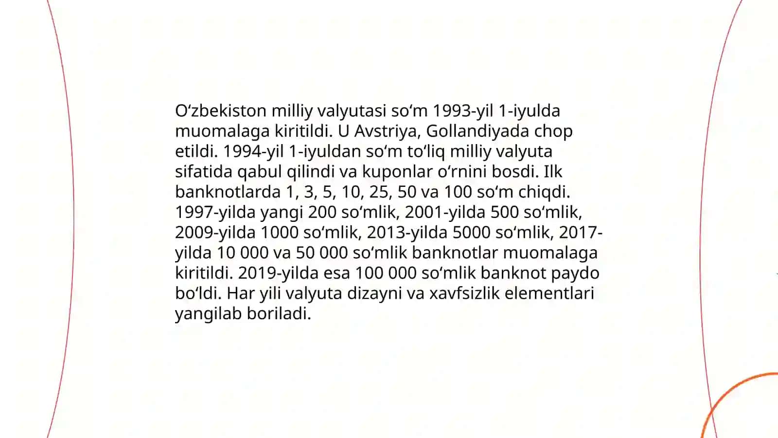 Oʻzbekiston milliy valyutasining muomilaga kiritilishi 4