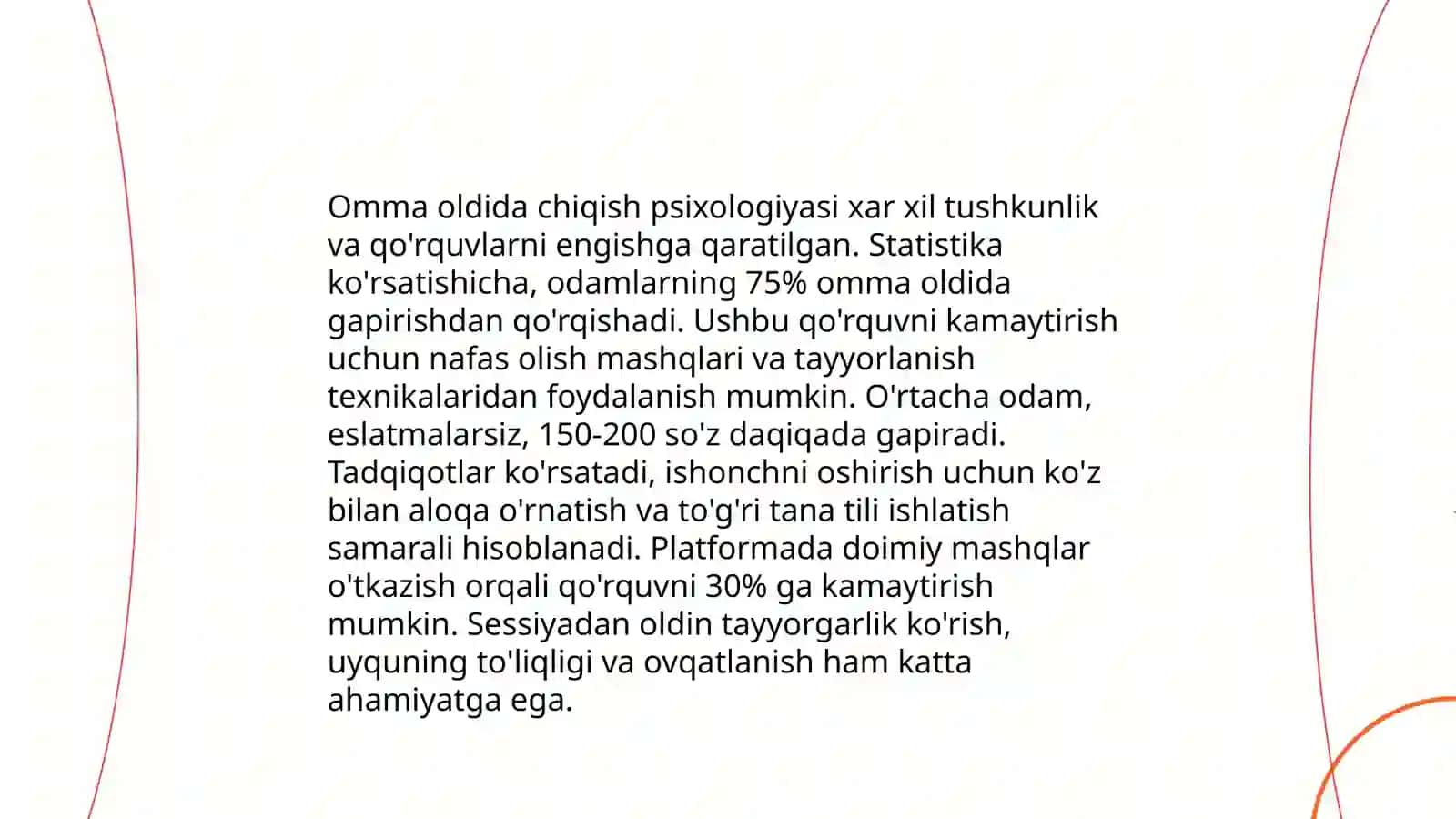Notiqlik san'ati asoslari 4