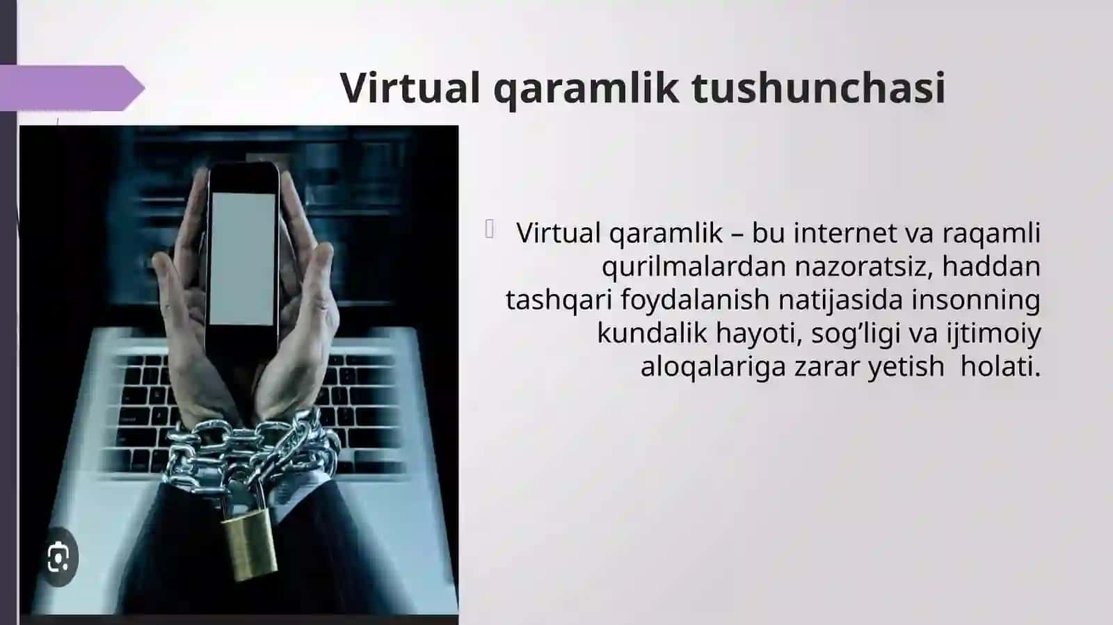 Virtualolamjozibadorligigaqaramlikvauningoqibatlari 4
