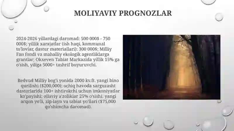 Ilm- fanvatabiat markazi va undafa oliyatlarni tashkilotish 4