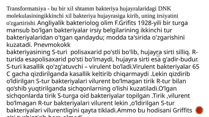 Irsiyatning Molekulyar Asoslari 4
