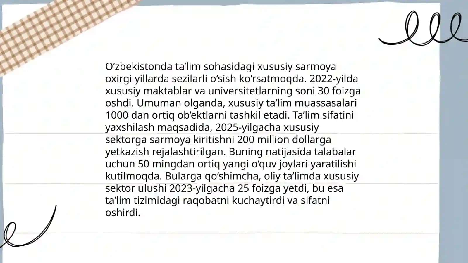 Ta’limni xususiy investorlar tomonidan moliyalashtirish 4