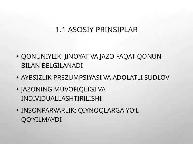 O‘zbekiston Respublikasi Jinoyat Kodeksining umumiy qoidalari 4