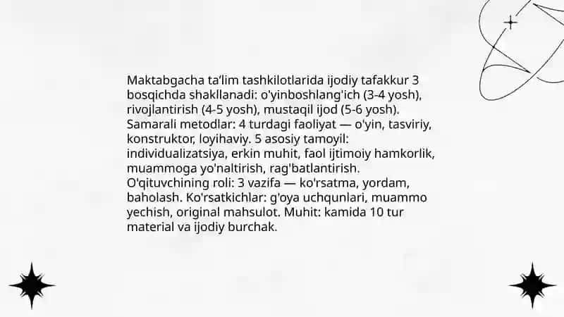 Maktabgacha taʼlim tashkilotlarida bolalarda tafakkur turlarining rivojlanishi 4