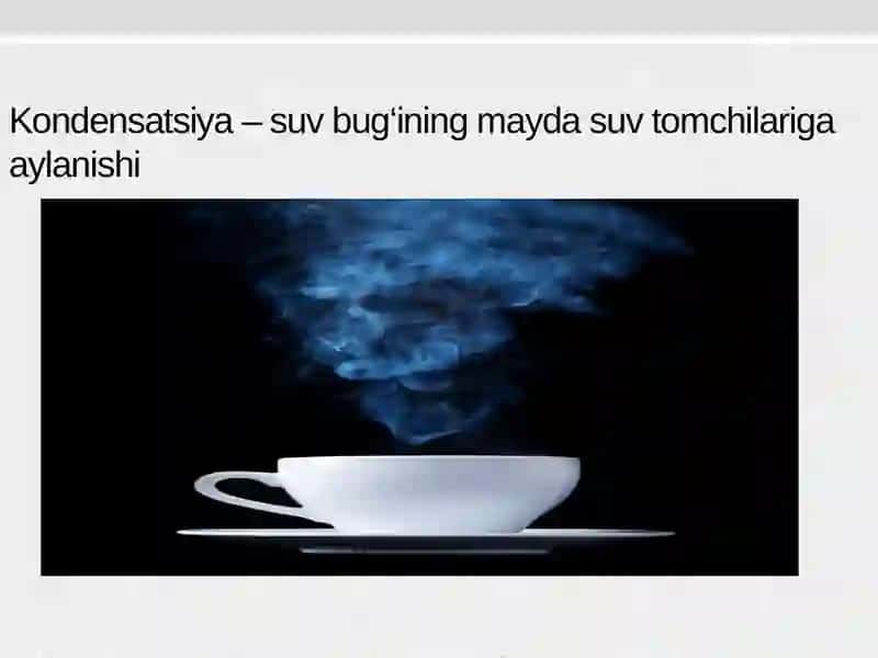 Bug’lanish va kondensatsiya 4
