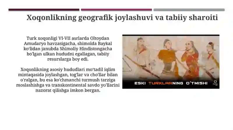 O'rta Osiyo Turk xoqonligi tarkibida (VI-VII-asrlarga tarixiy geografik tavsif) 4