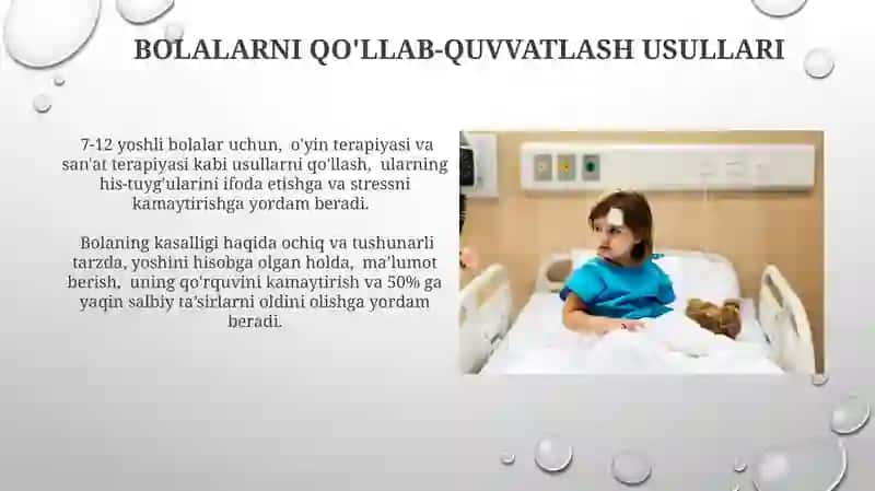 Yosh bolalar ruhiyatiga kasalliklarni ta'siri 4