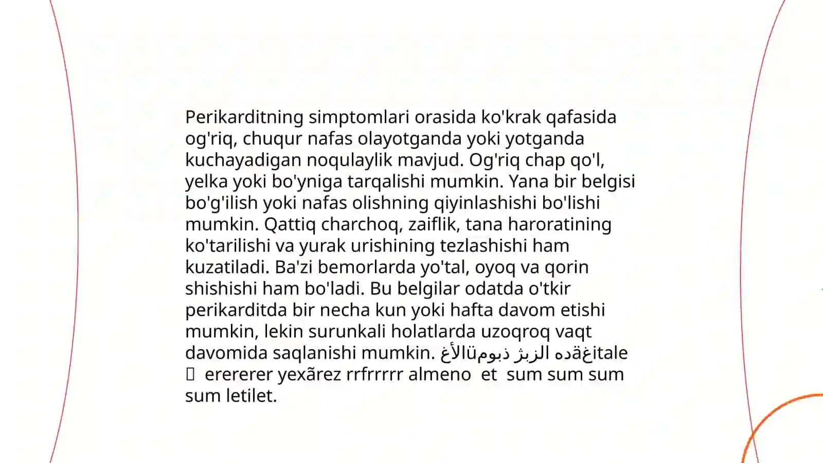 Perikardit kassaligi 4