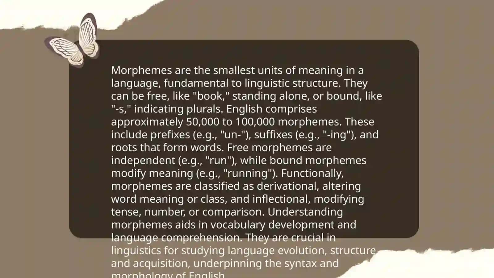 Introduction to Morphology 4