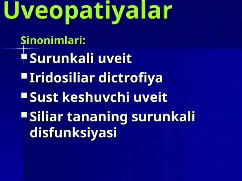 Tomirli parda va gavhar kasalliklari 4