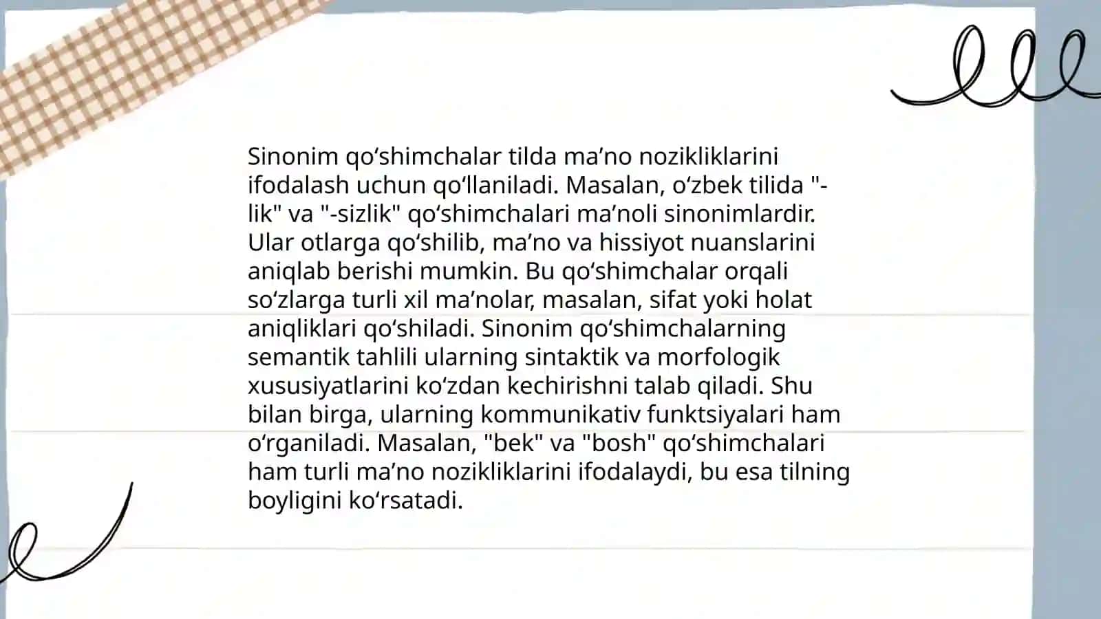Qoʻshimchalarda sinonimlik anonimlik va antonimlik 4
