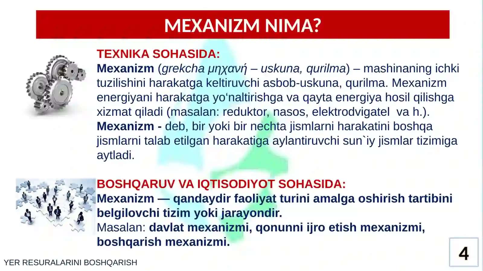 Yer resurslarini boshqarish 4