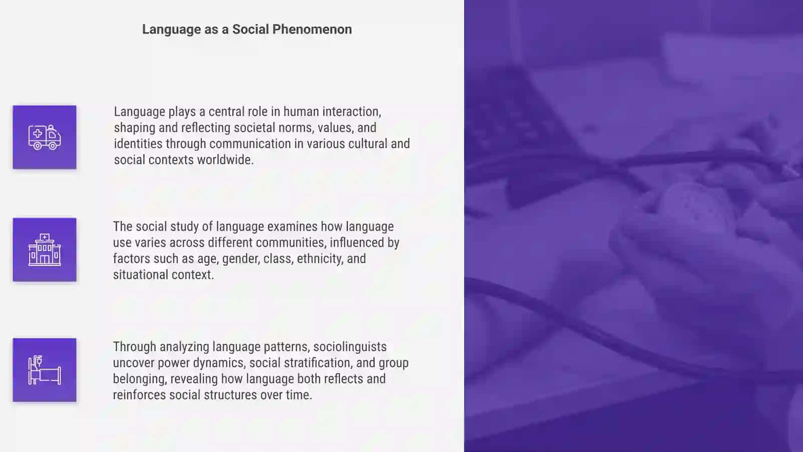 The Social Study of Language 4