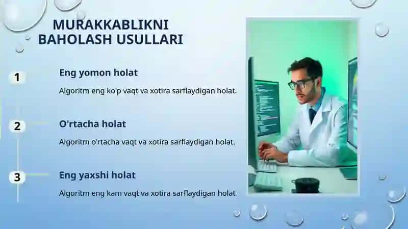 AlgoritmLAR VA MA’LUMOTLAR STRUKTURASI 4