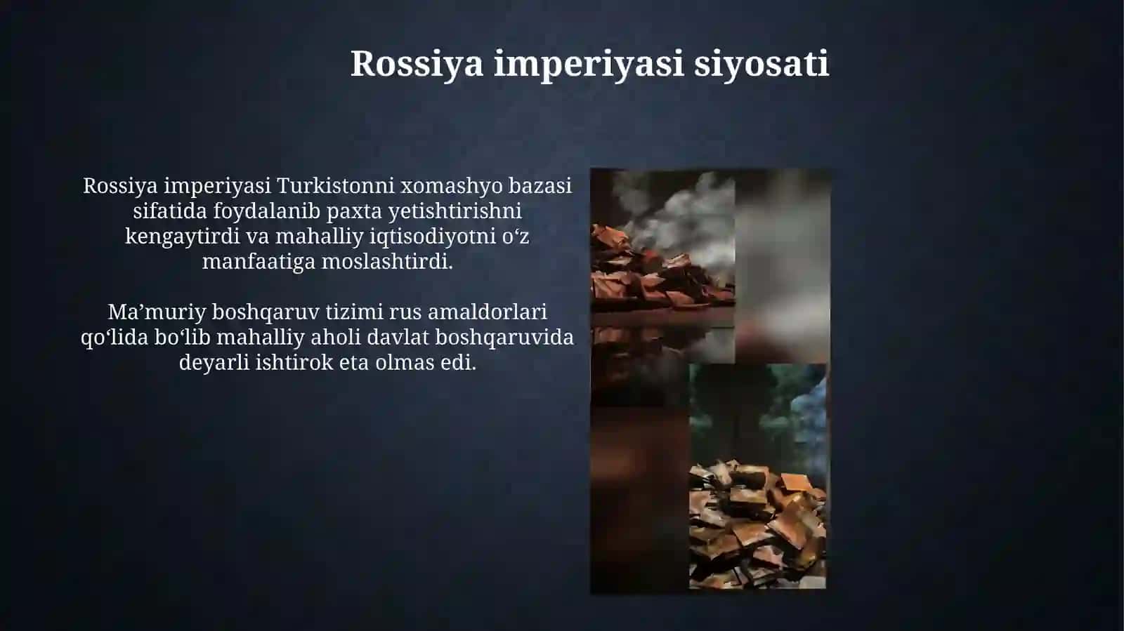 XX asr boshlaridagi siyosiy-ijtimoiy vaziyatni koʻrsatuv 4